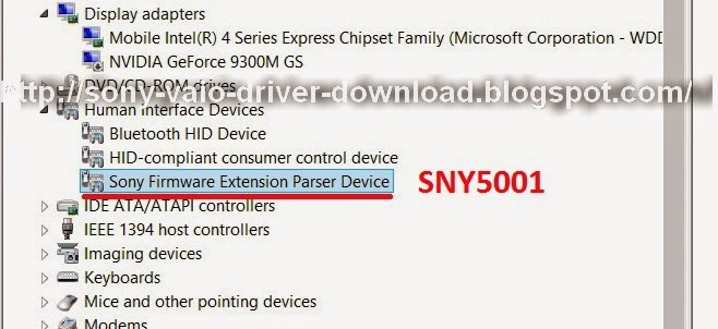 acpi sny5001 driver download windows 10